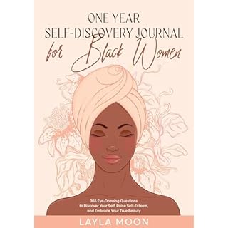 One Year Self-Discovery Journal for Black Women Audiolibro Por Layla Moon arte de portada