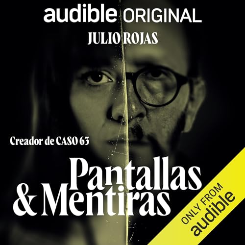 Diseño de la portada del título Pantallas & Mentiras