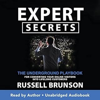 Expert Secrets Audiolibro Por Russell Brunson arte de portada