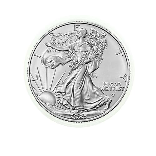 2025 American Silver Eagle .999 Fine Silver in Direct Fit Air Tite with our Smyrnacoin Certificate of Authenticity Dollar Unc