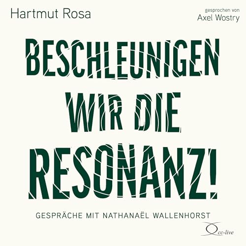 Beschleunigen wir die Resonanz! Audiolibro Por Hartmut Rosa, Nathanaël Wallenhorst arte de portada