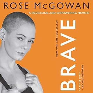 BRAVE Audiolibro Por Rose McGowan arte de portada