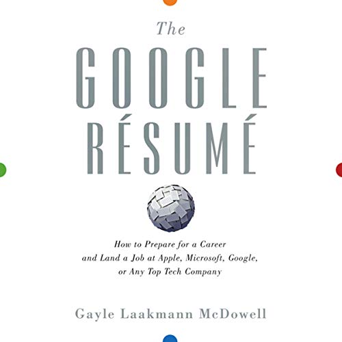 Diseño de la portada del título The Google Resume