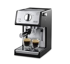 De'Longhi 15-Bar Pump Espresso Machine with Manual Milk Frother for Latte, Cappuccino, Black, ECP3420