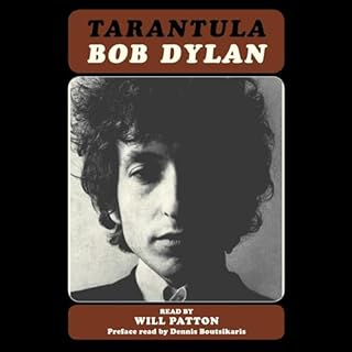 Tarantula Audiolibro Por Bob Dylan arte de portada