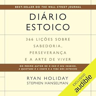 Diário estoico [Stoic Diary] Audiobook By Ryan Holiday, Stephen Hanselman cover art