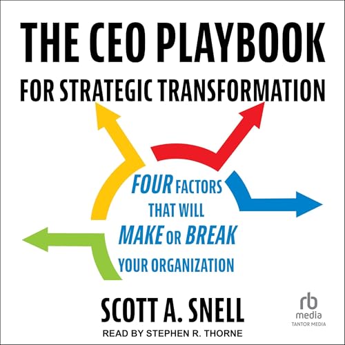 『The CEO Playbook for Strategic Transformation』のカバーアート