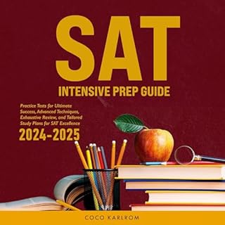 SAT Intensive Prep Guide Audiolibro Por Coco Karlrom arte de portada