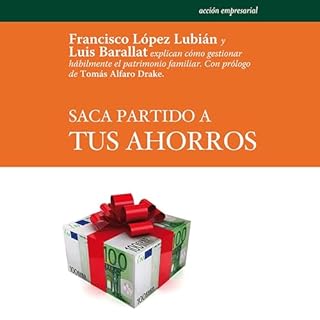 Diseño de la portada del título Saca partido a tus ahorros