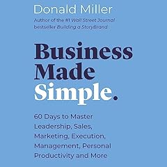 Business Made Simple Audiolibro Por Donald Miller arte de portada