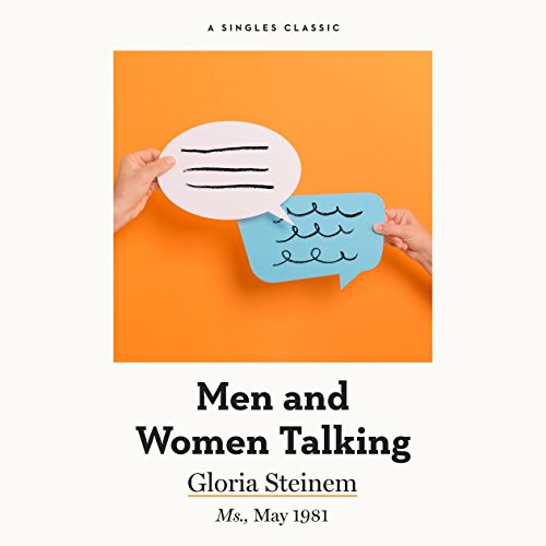 Men and Women Talking Audiolibro Por Gloria Steinem arte de portada