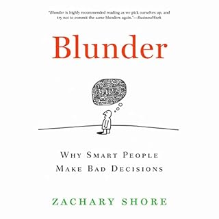 Blunder Audiolibro Por Zachary Shore arte de portada