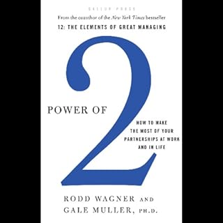 Power of 2 Audiobook By Rodd Wagner, Gale Muller PH.D. cover art