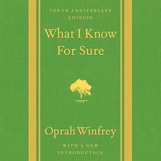 What I Know for Sure Audiobook By Oprah Winfrey cover art