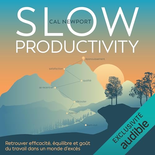 Slow Productivity (French Edition) Audiolibro Por Cal Newport arte de portada