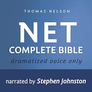 Audio Bible—New English Translation, NET: Complete Bible Audiolibro Por Thomas Nelson arte de portada