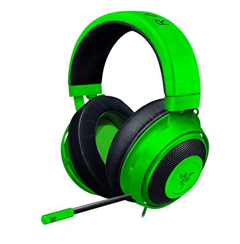 Razer Kraken Green ゲーミングヘッドセット アナログ接続 PS4 PS5 PC Switch スマートフォン 冷却ジェルパッド 【日本正規代理店保証品】 RZ04-02830200-R3M