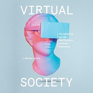 Virtual Society Audiolibro Por Herman Narula arte de portada