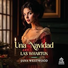 Diseño de la portada del título Una Navidad con las Wharton