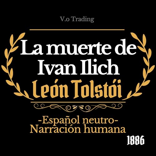 Diseño de la portada del título La muerte de Iván Ilich