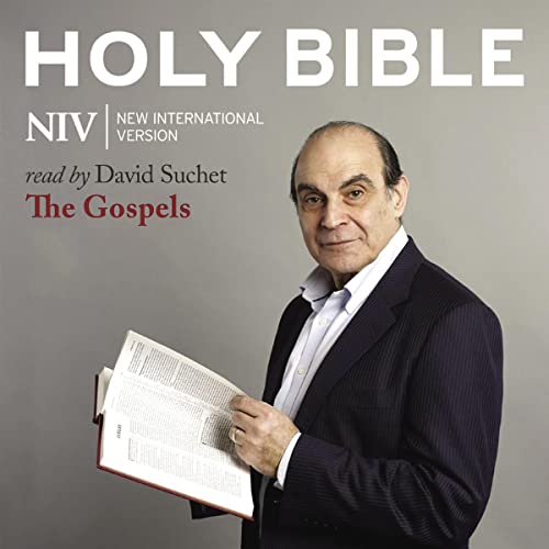 David Suchet Audio Bible—New International Version, NIV: The Gospels Audiolibro Por Zondervan Bibles arte de portada