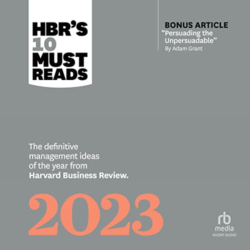 HBR's 10 Must Reads 2023 cover art