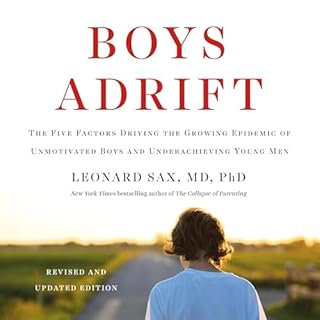 Boys Adrift Audiobook By Leonard Sax cover art