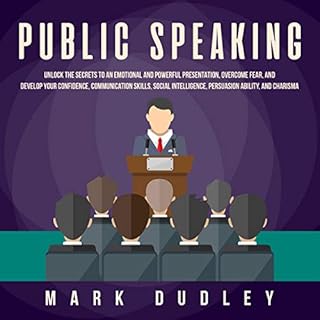 Public Speaking Audiolibro Por Mark Dudley arte de portada