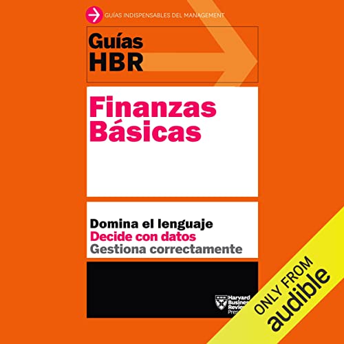 Diseño de la portada del título Guías HBR: Finanzas básicas