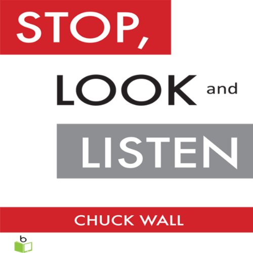 Diseño de la portada del título Stop, Look, and Listen