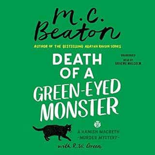 Death of a Green-Eyed Monster Audiobook By M. C. Beaton cover art