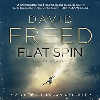 Flat Spin Audiolibro Por David Freed arte de portada