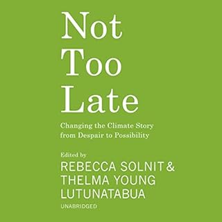 Not Too Late Audiobook By Rebecca Solnit - editor, Thelma Young Lutunatabua - editor cover art