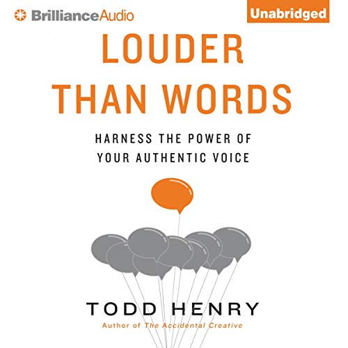 Louder Than Words Audiobook By Todd Henry cover art