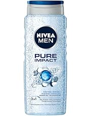 NIVEA MEN Pure Impact Shower Gel and Body Wash 500ml