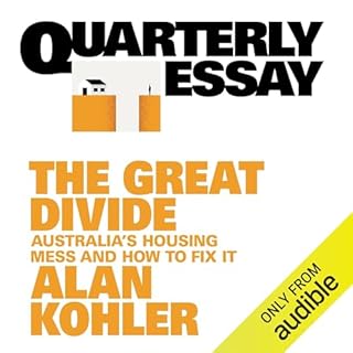 Quarterly Essay 92: The Great Divide cover art