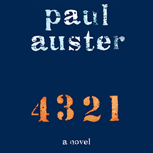 4 3 2 1 Audiolibro Por Paul Auster arte de portada