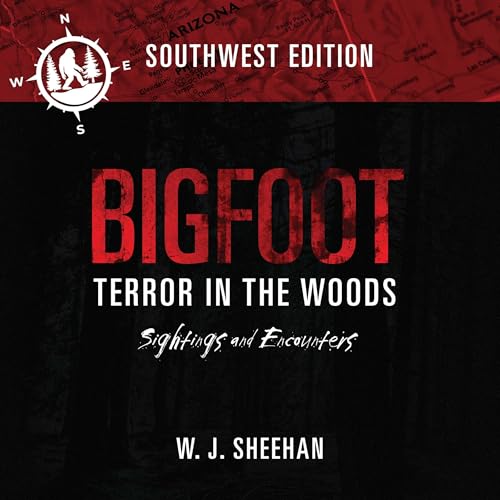 Bigfoot Terror in the Woods Audiolibro Por W.J. Sheehan arte de portada