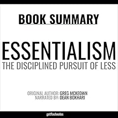 Summary: Essentialism by Greg McKeown copertina