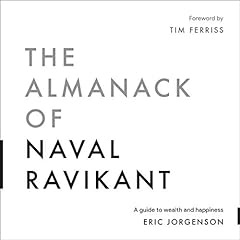 Diseño de la portada del título The Almanack of Naval Ravikant