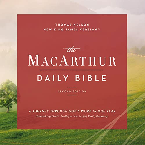 The NKJV, MacArthur Daily Bible Audio, 2nd Edition cover art