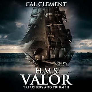 H.M.S Valor Audiolibro Por Cal Clement arte de portada