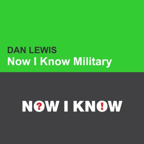 Now I Know: Military cover art