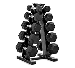 CAP Barbell Dumbbell Set with Rack | Multiple Options in 150lbs and 210lbs