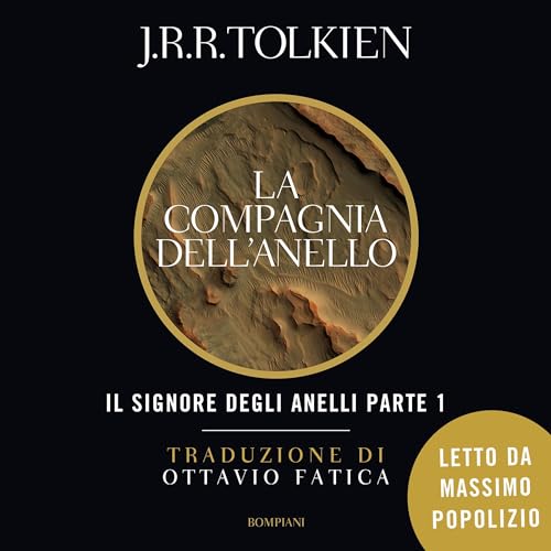 La Compagnia dell'Anello Audiolivro Por J. R. R. Tolkien, Ottavio Fatica - traduttore capa