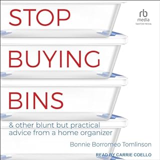 Stop Buying Bins Audiolibro Por Bonnie Borromeo Tomlinson arte de portada