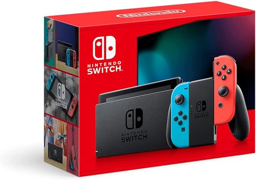 Nintendo Switch℄17 with Neon Blue and Neon Red Joy‑Con℄17