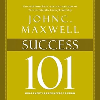 Success 101 Audiobook By John C. Maxwell cover art