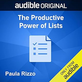 The Productive Power of Lists Audiobook By Paula Rizzo cover art