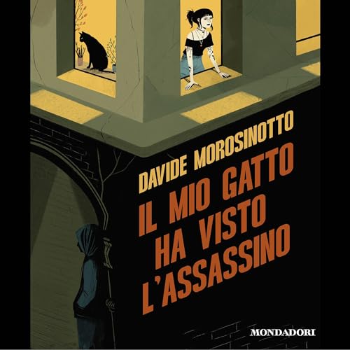 Il mio gatto ha visto l'assassino Audiolivro Por Davide Morosinotto, Laura Perez capa